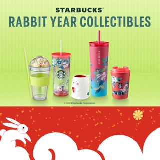 ⭐️Starbucks Rabbit Year Collectible⭐️Year of Rabbits 2023⭐️Lunar Year 2023⭐️สตาร์บัคส์ปีกระต่าย