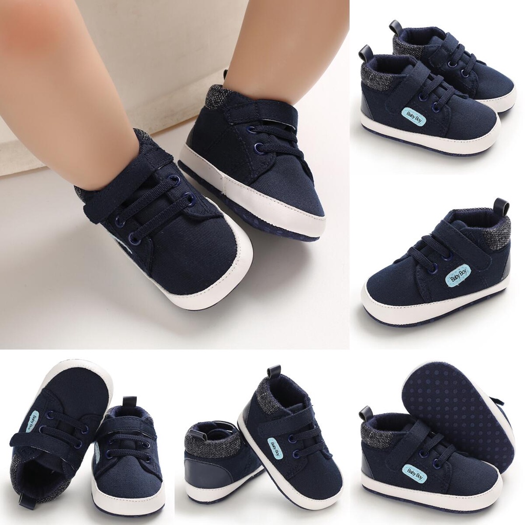 รองเท้าเด็กวัยหัดเดินเด็กชายและเด็กหญิงรองเท้าผ้าใบรองเท้าเด็กแรกเกิดผ้าฝ้าย พื้นรองเท้า ทนทานรองเท้าเด็กวัยหัดเดินสบายๆเหมาะสําหรับเ - รูปที่ 6