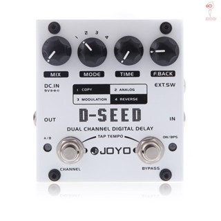 [XSTH] Joyo D-SEED แป้นเหยียบเอฟเฟคกีตาร์ดิจิทัล แบบช่องคู่ พร้อมสี่โหมด