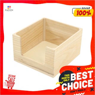 WOODEN กล่องลังไม้ STACKO HOME S 25X27X15.5 ซม. สี NATURALWOODEN BOX STACKO HOME S 25X27X15.5CM NATURAL