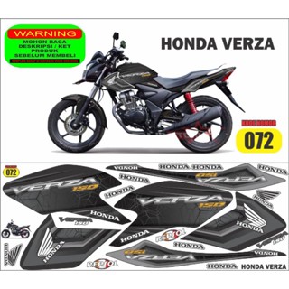 สติกเกอร์ลอกลาย Honda Cb 150 Verza Decal Cb 150 Verza Variation Cb 150 Verza Code 072