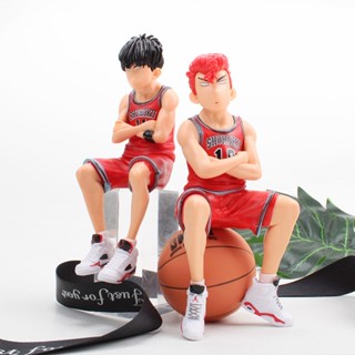 โมเดลฟิกเกอร์การ์ตูนญี่ปุ่น Slam Dunk Rukawa Kaede Basketball ขนาด 15 ซม. ของเล่นสําหรับเด็ก