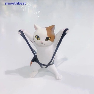 [Snowth] ที่วางปากกา เครื่องเขียน รูปแมวน่ารัก สุ่มสี สําหรับนักเรียน [zkm]