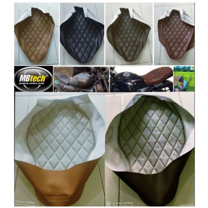 Xsr 155 Seat Wrap Wajit รุ่น MBtech DIPRESS วัสดุ/ Yamaha XSR155 MBtech หนังเบาะมอเตอร์ไซค์