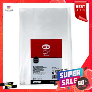 เอโร่กิโลกรัมaroOPP ขนาดถุงแก้วใสOPP8x12 นิ้วแพ็ค0.5 กิโลกรัมaroOPP Plastic TransparentBag8"X12",Pack