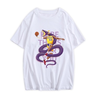 Summer Lakers Short Sleeve No. 23 James T-Shirt Mens Basketball Training Clothes T-Shirt_03