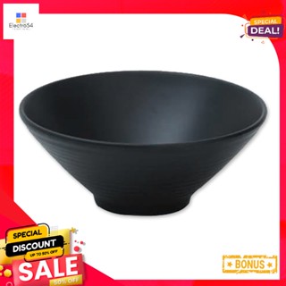 เอโร่#Black นิ้วชามปากบาน8สีดำaro NoodleBowl8" #Black