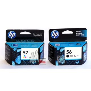 HP 56 C6656AA Black อิงค์เจ็ท hp57 C6657AA Tri-Color hp56