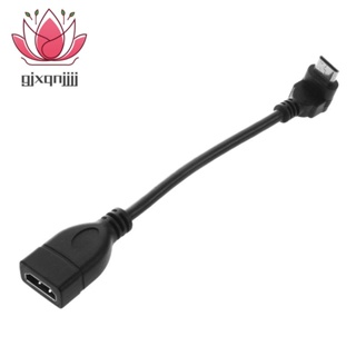 อะแดปเตอร์แปลงสายเคเบิ้ล Mini HDMI Male to HDMI Female 90 องศา 1080P