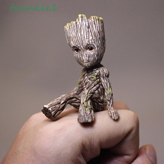 Twinkle1 โมเดลฟิกเกอร์ Groot นั่งอเวนเจอร์ ของเล่น ของขวัญ สําหรับเด็ก