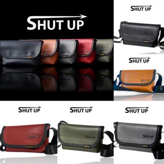 โปรส่งด่วนฟรี  SHUT UP CROSS BAG 12 INC กระเป๋าสะพายข้างหนัง pu pvc อย่างดี