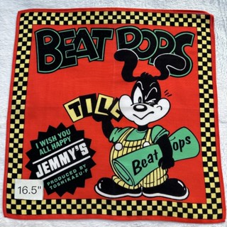 Beat pops ผ้าเช็ดหน้าลายการ์ตูน