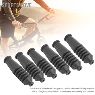 Sports Love 50Pcs Mountain Bike V เบรคเส้นก๋วยเตี๋ยว Bend Cover สายเบรคจักรยานยางแขนกันฝุ่น