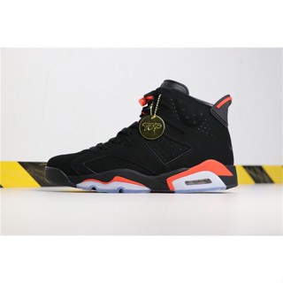 Dhlp ของแท้ Air Jordan 6 AJ6 Shox รองเท้ากีฬา รองเท้าบาสเก็ตบอล สําหรับผู้ชาย FU9H