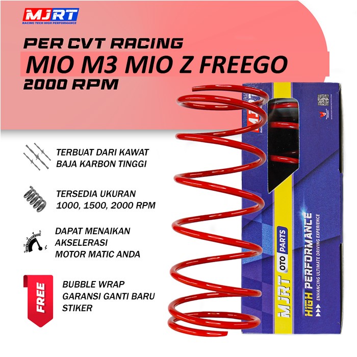 2000 RPM CVT SPRING MIO M3 MIO Z FREEGO X RIDE 125