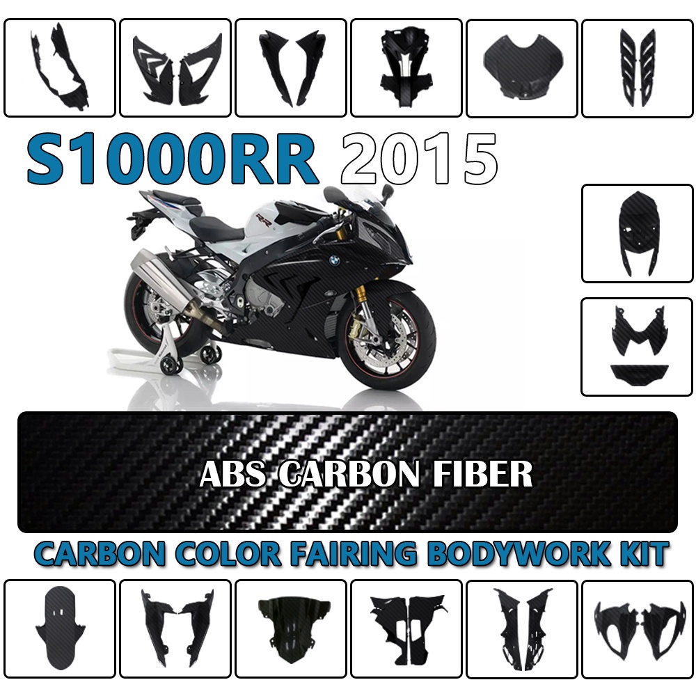 สําหรับ BMW S1000R S1000RR S1000 RR 2015 2016 2017 2018 ชุดแฟริ่งพลาสติก ABS ชุดตัวเรือนรถจักรยานยนต