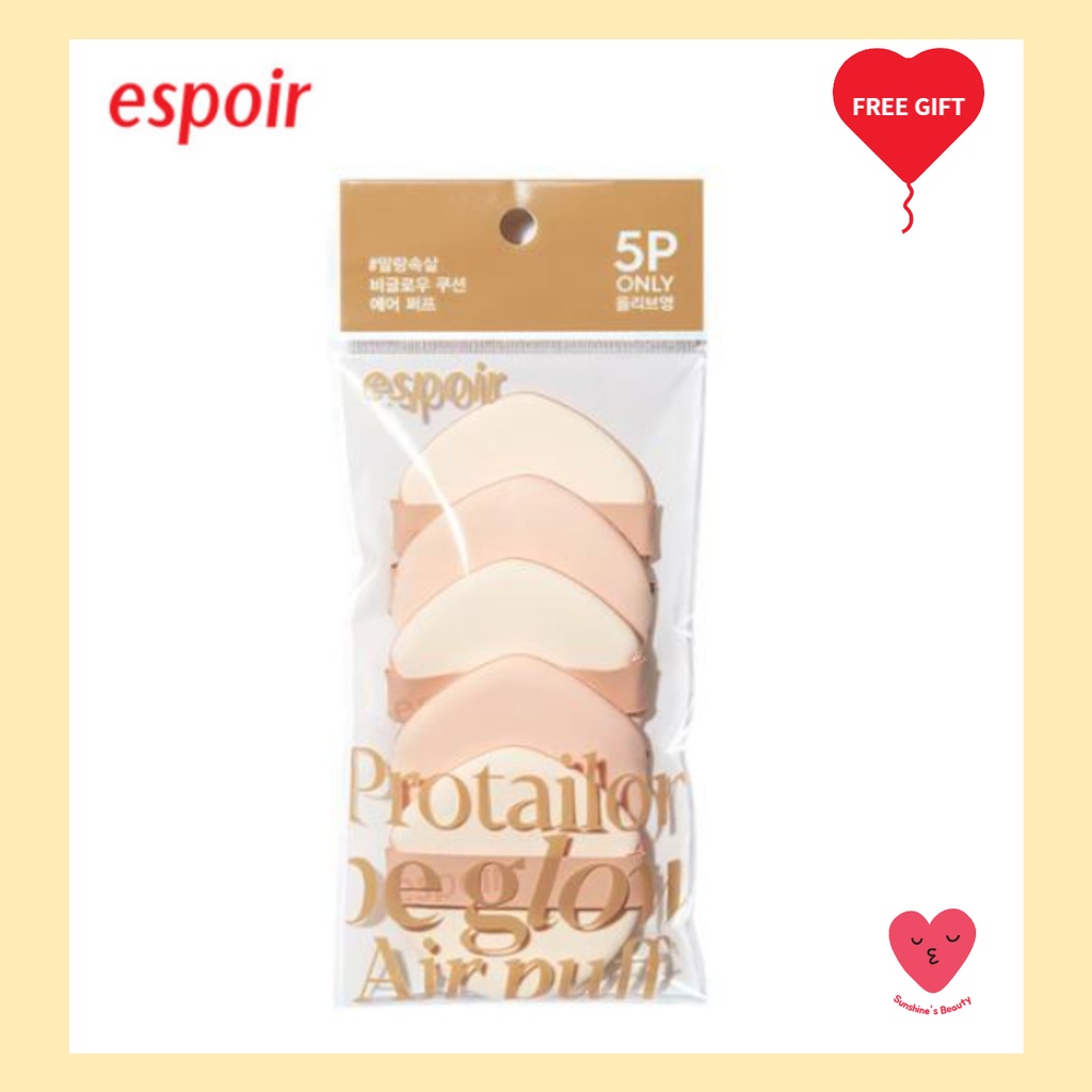 [espoir] Be glow air puff 5p (Premium Ruby Cell)