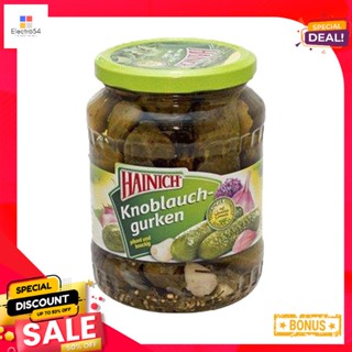 670ไฮนิชแตงกวา+กะเทียมในน้ำส้มสายชูกรัมHainich KnoblauchGurken670 g