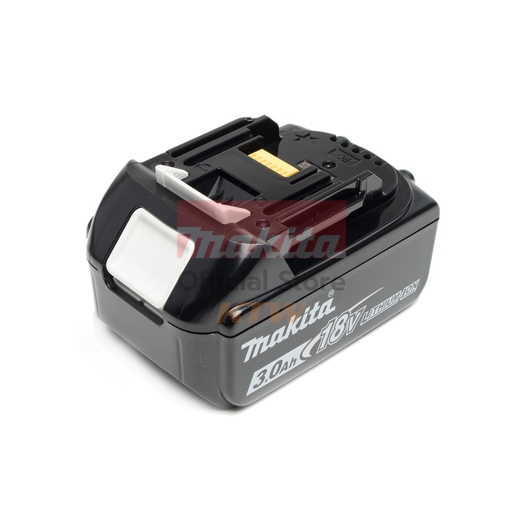 MAKITA แบตเตอรี่ ลิเธียมไอออน 18 โวลต์ 3.0 แอมป์ รุ่น BL1830B พร้อมไฟ LED แสดงสถานะแบตเตอรี่ (มากีต้า)