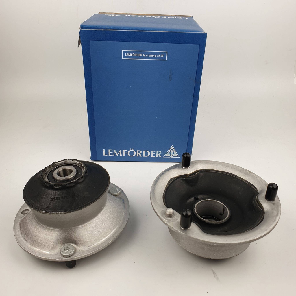 เบ้าโช๊คอัพหน้าราคาต่อคู่สำหรับรถบีเอ็ม BMW E46 อะไหล่แท้!! MadeInUSA ตรานกLEMFÖRDERรหัส31336769582