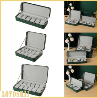 [Lovoski1] กล่องนาฬิกาข้อมือ หนัง PU แบบไม้ หรูหรา สําหรับ Smart Watches Travel Case
