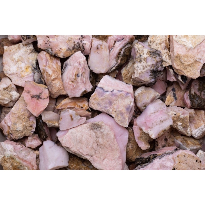 500 g Genuine Pink Opal Stone Rough Stone / Top High Quality Rough Stone / Raw Stone For Healing Cha