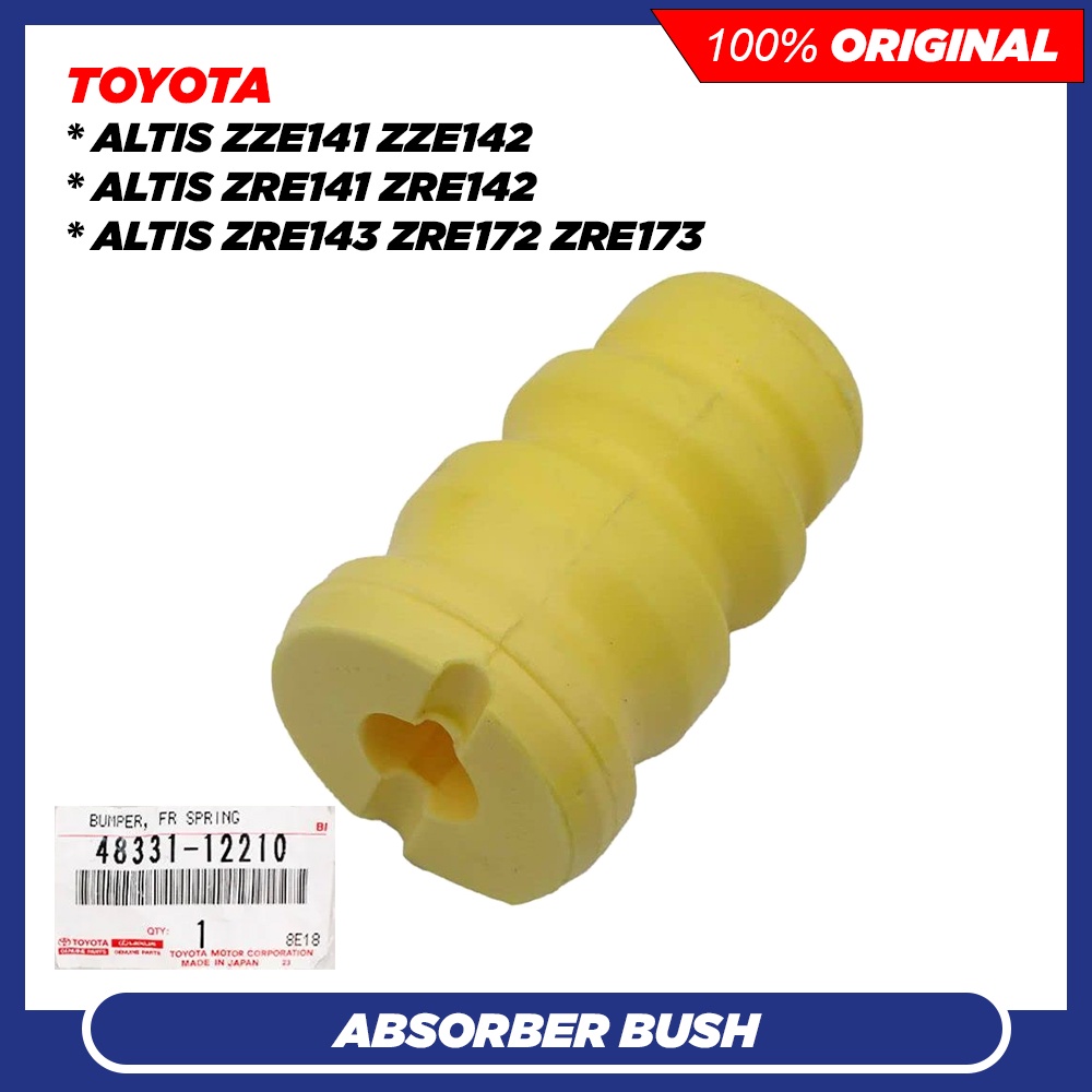 TOYOTA ABSORBER BUSH (1PCS)- TOYOTA ALTIS ZZE141 ZZE142 ZRE141 ZRE142 ZRE143 ZRE172 ZRE173
