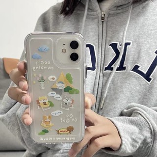 เคสโทรศัพท์มือถือ ลายลูกสุนัขน่ารัก สําหรับ iPhone XR 11 12Pro 13Pro Max 14Plus