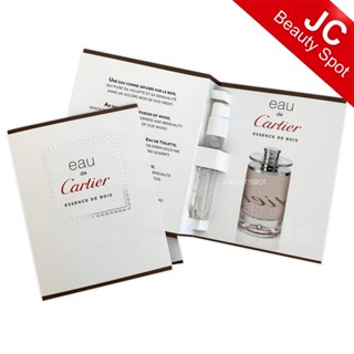 Eau de Cartier Essence de Bois Cartier for women and men Spray 1.5ml