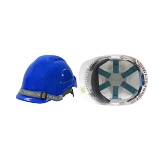 ABS หมวกนิรภัยพลาสติก ABS PANGOLIN สีนํ้าเงินABS SAFETY HELMET PANGOLIN BLUE