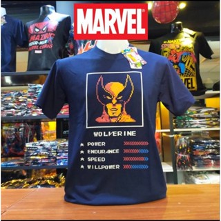 เสื้อยืดMarvel_ลิขสิทธิ์แท้ลายWolverineสีกรม(mvx-058)_04