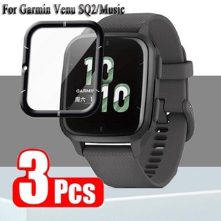 ฟิล์มกันรอยหน้าจอ แบบเต็มจอ อุปกรณ์เสริม สําหรับ Garmin Garmin VENU 2 2S SQ SQ2 Garmin Vivoactive 4 4S 3 Music