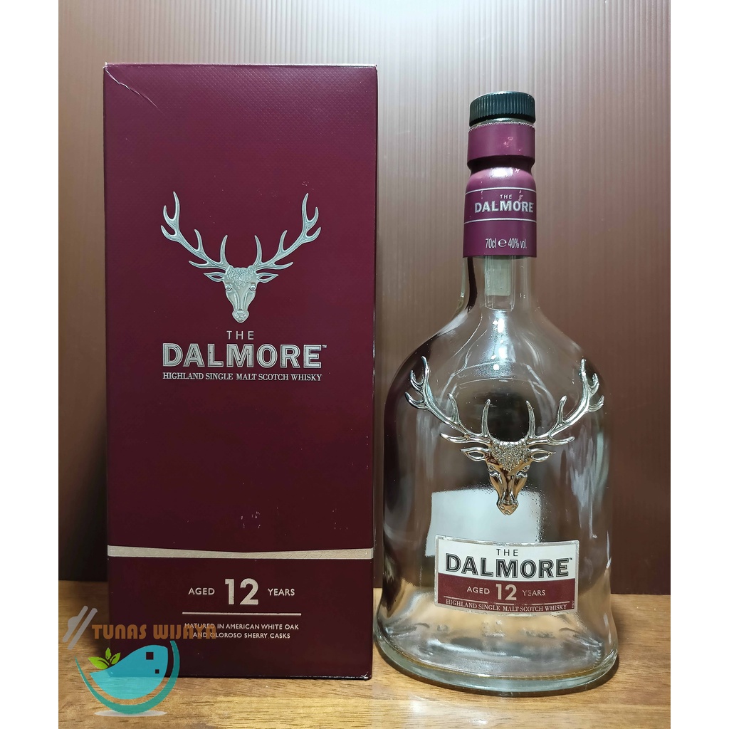 Used The Dalmore 12 Years 700 ml ขวดเหล้า + กล่อง
