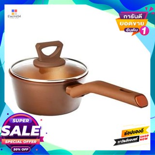 Casserole หม้อด้ามนอนสติ๊ก Kassa Home รุ่น L124Ak-0416 ขนาด 16 ซม. สีน้ำตาล - ทองnonstick Casserole  Home L124Ak-0416 Si