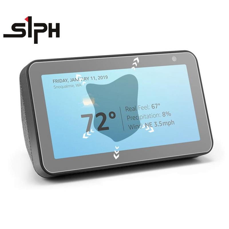 กระจกกันรอยหน้าจอสําหรับ Echo Show 5 ฟิล์มกันรอยหน้าจอแบบใสกระจกนิรภัย