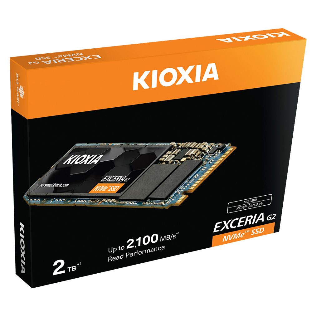 Kioxia Rc20 Exceria G2 2Tb M.2 2280 Nvme Ssd - อ่าน: 2100Mb / S, Lrc20Z002Tg8