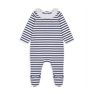 Mothercare navy striped all in one YA402 ชุดเต็มตัวเด็กทารก