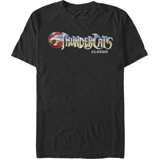 Classic Logo ThunderCats T-Shirt เสื้อยืดไม่ต้องรีด เสื้อยืดเท่