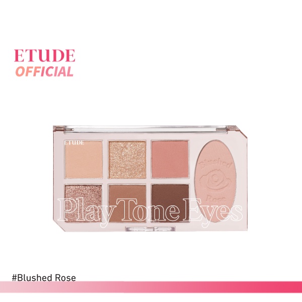 ETUDE (NEW) Play Tone Eye Palette #Blushed Rose อีทูดี้ อายแชโดว์พาเลท