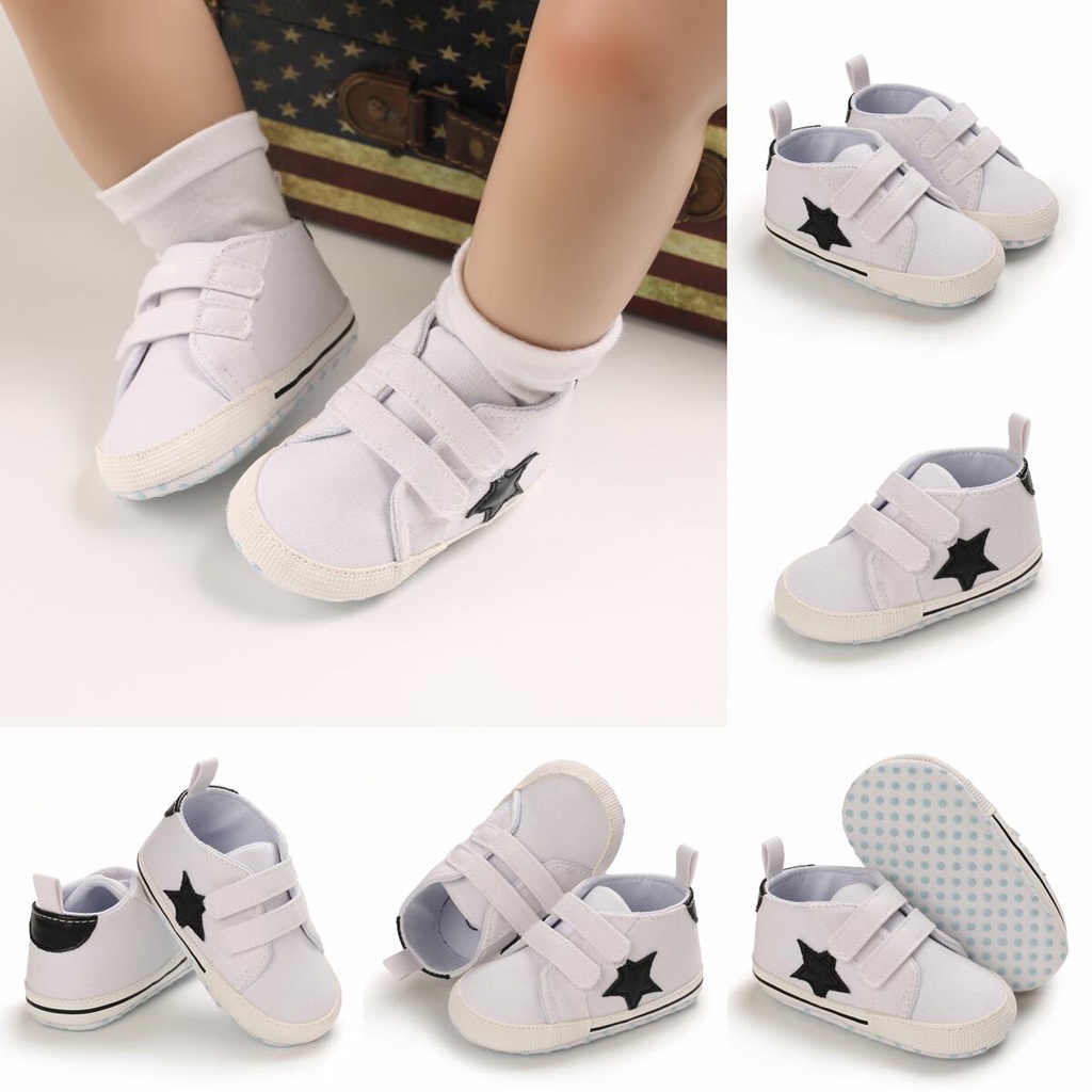 รองเท้าเด็กวัยหัดเดินเด็กชายและเด็กหญิงรองเท้าผ้าใบรองเท้าเด็กแรกเกิดผ้าฝ้าย พื้นรองเท้า ทนทานรองเท้าเด็กวัยหัดเดินสบายๆเหมาะสําหรับเ - รูปที่ 5