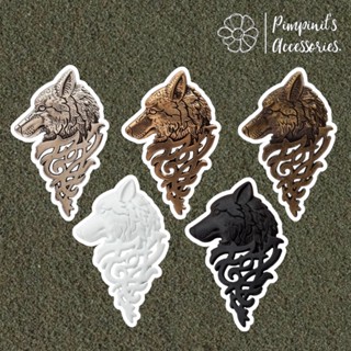 🇹🇭 พร้อมส่ง : 🐺 เข็มกลัดเซ็ทหมาป่า | Fox Brooch Pin Set.