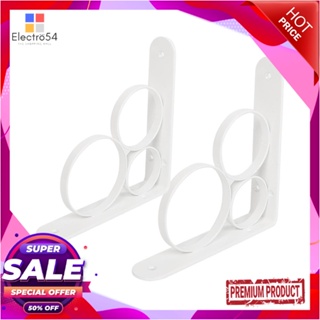 BRACKET แขนรับชั้นเหล็ก STACKO O 15x15 ซม. สีขาวBRACKET STACKO O 15X15CM WHITE