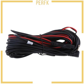 [Perfk] ใหม่ กล้องมองหลัง RCA 4 Pin เป็นสายเคเบิลต่อขยาย 2.5 มม. 10 ม. 32 ฟุต สําหรับรถยนต์