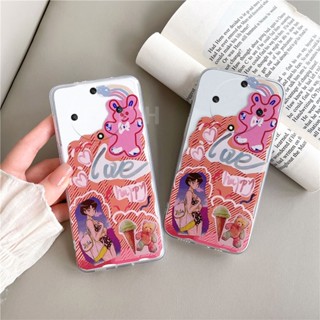 พร้อมส่ง ใหม่ เคสโทรศัพท์มือถือแบบนิ่ม ใส กันรอยเลนส์กล้อง ลายการ์ตูนกระต่ายน่ารัก แฟชั่น สําหรับ Huawei HONOR X9a 5G X7A HonorX9a HONORX7a 2023