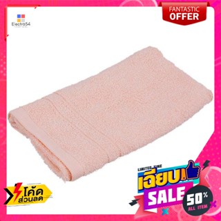 ผ้าขนหนูสีพื้น สีชมพูโอลด์โรส ขนาด 15 x 32 นิ้ว Solid Color Towel Old rose pink, size 15 x 32 inch