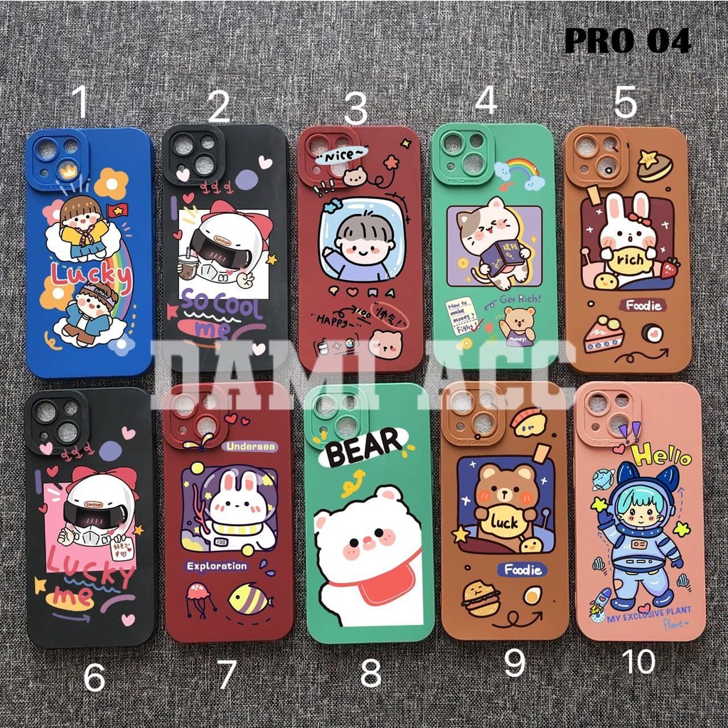 VIVO y17s V29E V29 5G Y02 Y02T Y02A MACAROON CASE PRO LIQUID CASE SOFT PRO01 PRO02 PRO03 PRO04 PRO05