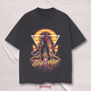 Kratos God Of War T shirt Series Game God Of War Oversize Vintage Tee_02