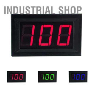 Industrial Shop โวลต์มิเตอร์ดิจิทัล วัดแรงดันไฟฟ้า 0.56 นิ้ว 3 สาย หน้าจอ Led 0-100V