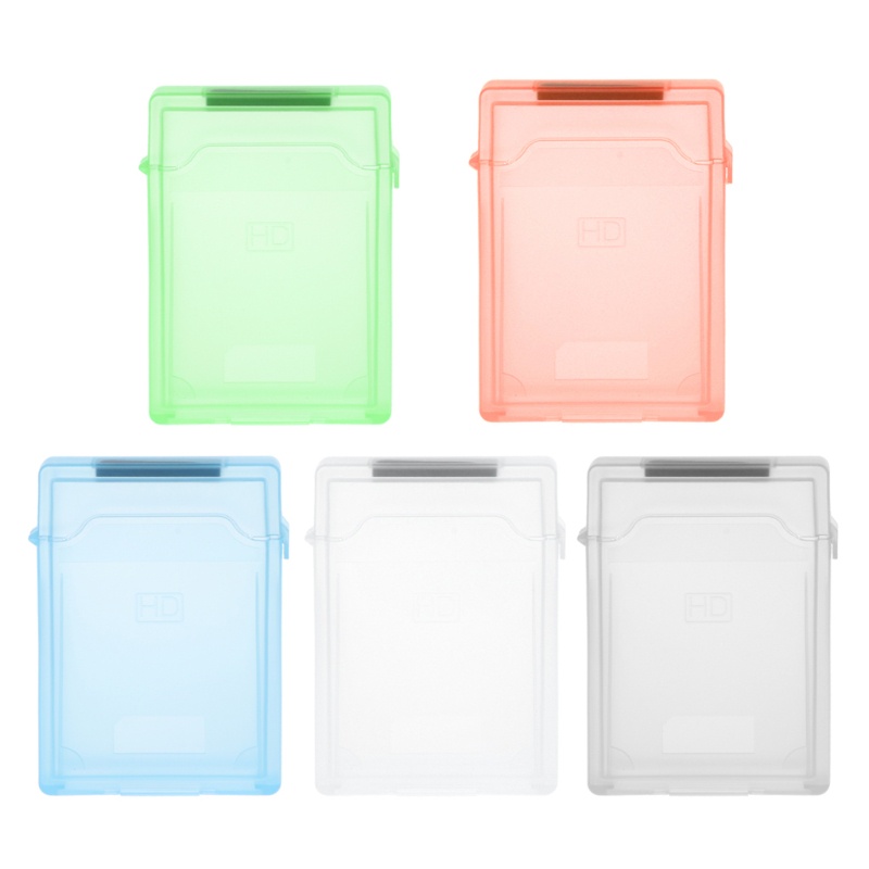 Bon 2 5 นิ้ว HDD SSD สําหรับกล่องเคสฮาร์ดดิสก์ไดรฟ์ตัวป้องกันดิสก์หลายสี