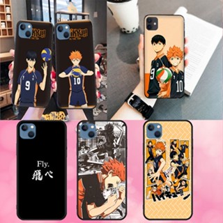 เคสโทรศัพท์มือถือแบบนิ่ม ลายอะนิเมะ Haikyuu AA สีดํา สําหรับ iPhone 5 5s SE 6 6s 6Plus 6sPlus 7 8 7Plus 8Plus X XS XR XS Max